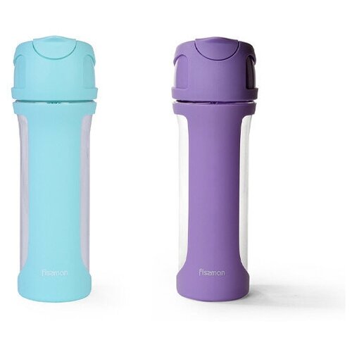 FISSMAN Бутылка для воды пластиковая 550мл / 24см Фиолетовый