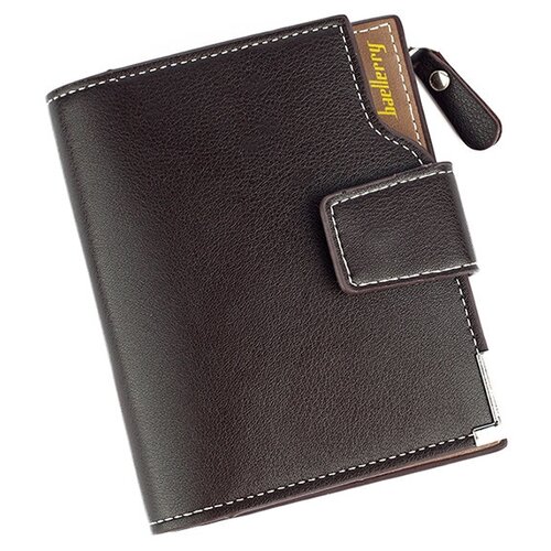 фото Мужское портмоне (кошелек) baellerry handy на застежке темно-коричневый