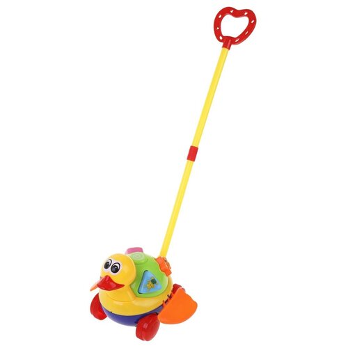 Каталка-сортер с тростью Уточка, пакет