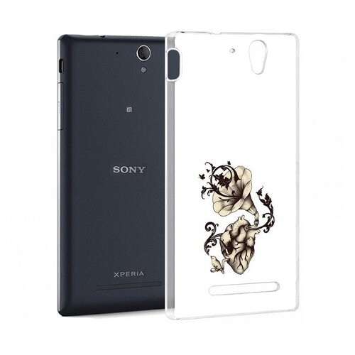 Чехол задняя-панель-накладка-бампер MyPads Граммофон для Sony Xperia C3/C3 Dual Sim противоударный чехол задняя панель накладка бампер mypads череп в лампочке для sony xperia c3 c3 dual sim противоударный