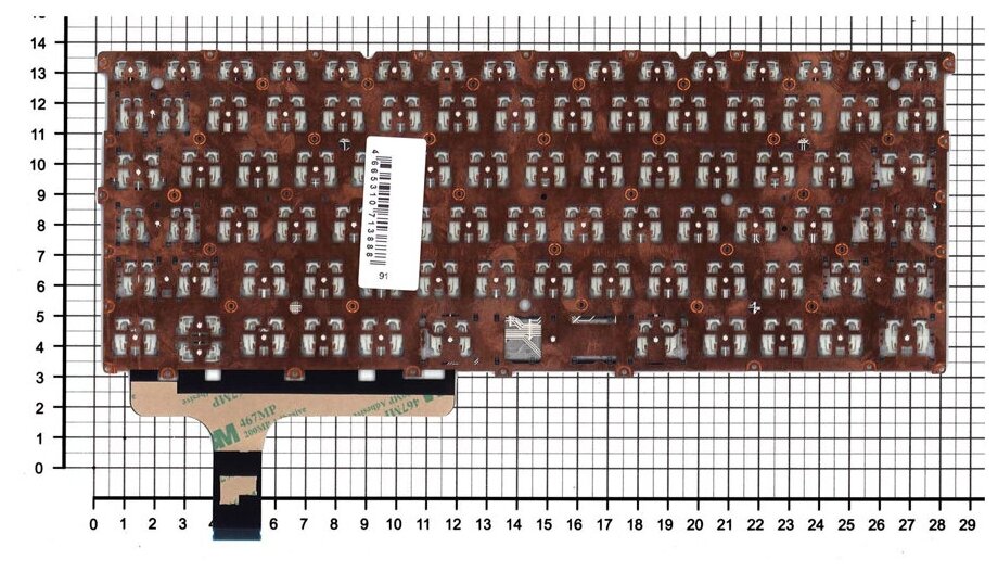 Клавиатура keyboard PP2SXB-RU для ноутбука Lenovo IdeaPad S940-14IWL черная