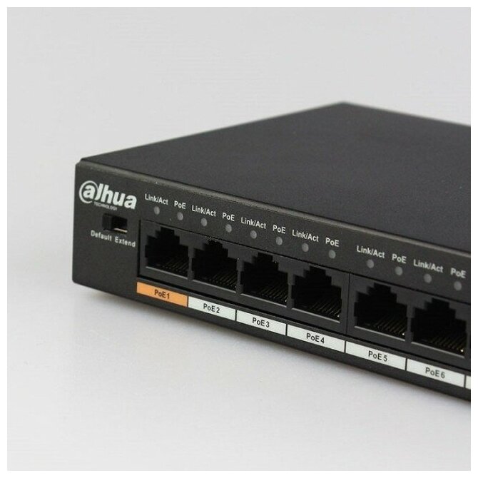Коммутатор DAHUA DH-PFS3009-8ET1GT-96 DH-PFS3009-8ET1GT-96