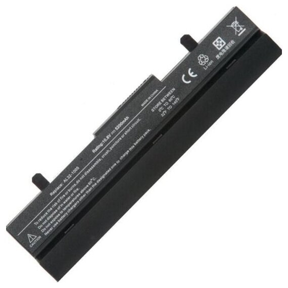 Аккумулятор для ноутбука Rocknparts для Asus EEE PC 1001, 1005, 5200mAh, 10.8V