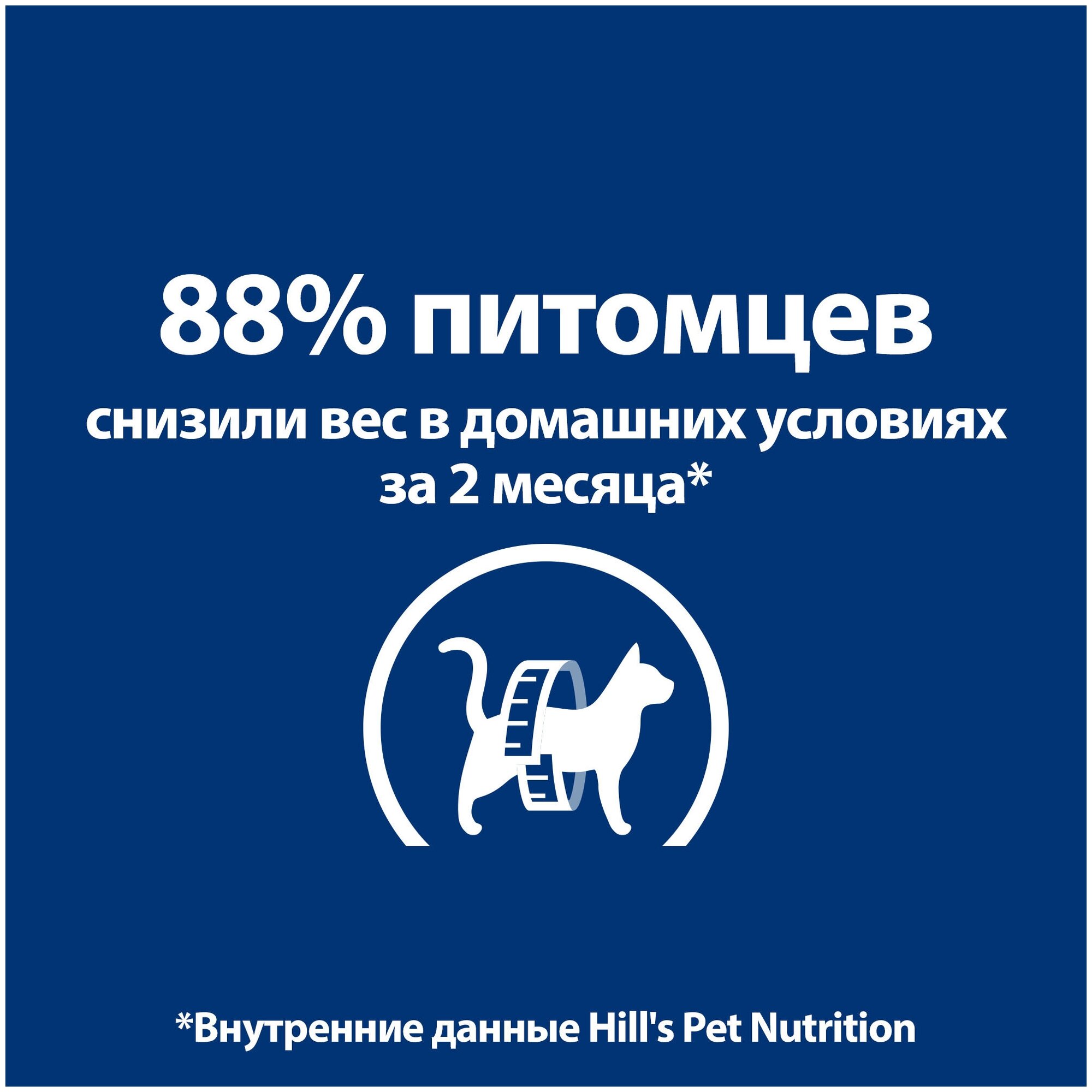 Сухой диетический корм для кошек Hill's Prescription Diet Metabolic способствует снижению и контролю веса, с курицей 3кг. - фотография № 11