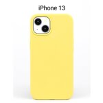 Чехол силиконовый для iPhone 13 Желтый / Чехол силиконовый на Айфон 13 Желтый - изображение