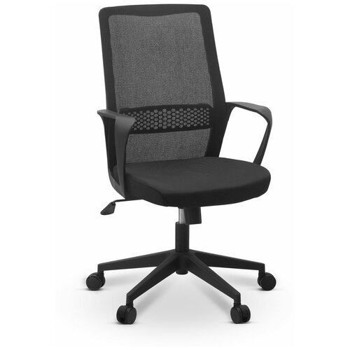 Компьютерное и офисное кресло Space на колесиках, регулируемое Юнитекс, черное