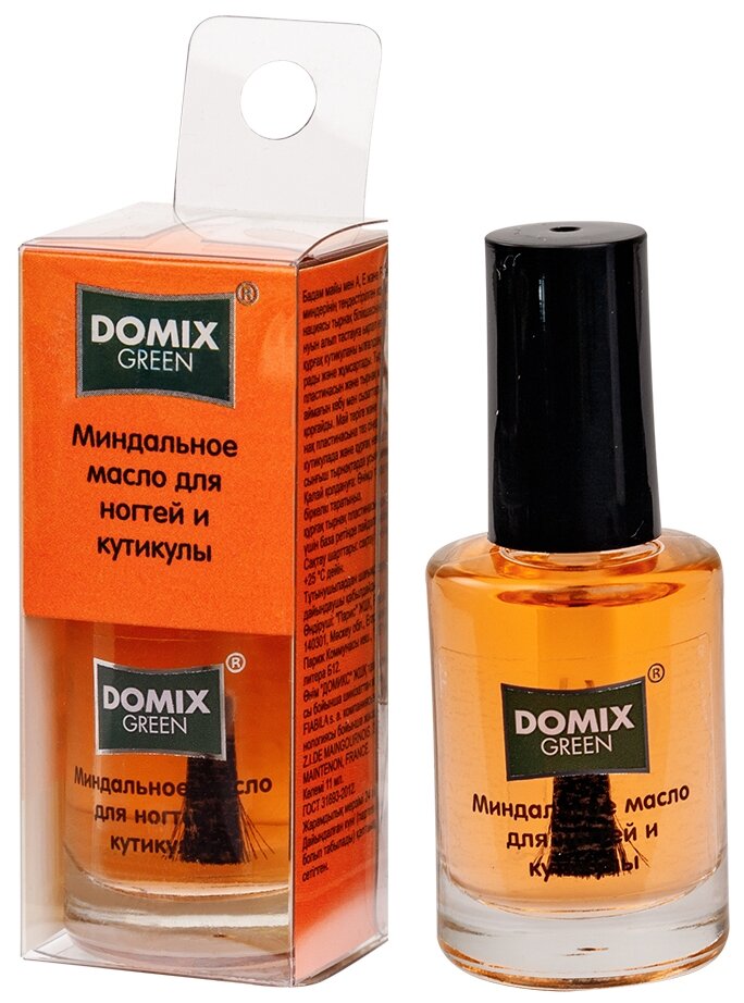 Масло для ногтей и кутикулы, Domix Green, миндальное, 11 мл Domix Green Professional 9258087 .