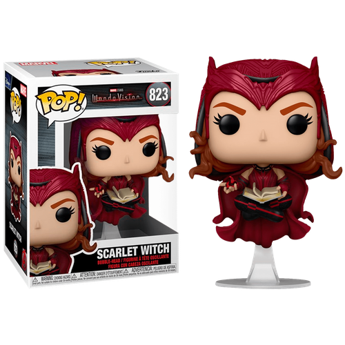 Фигурка Funko POP! Bobble Marvel WandaVision Scarlet Witch darkhold фигурка funko pop тор с мьельниром светящийся эксклюзив chalice collectibles из фильма мстители финал