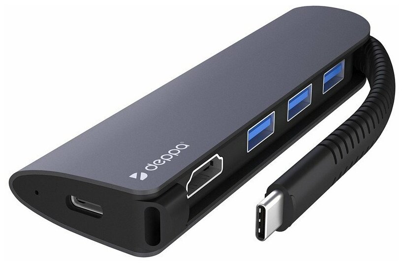 Док-станция Deppa 73125 серый