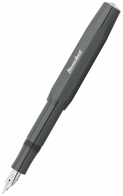 Ручка перьевая KAWECO SKYLINE Sport Grey пластиковый корпус F 0.7мм