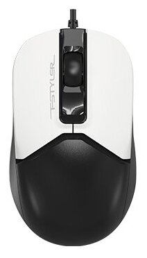 Мышь A4TECH Fstyler FM12 Panda проводная USB белый и черный 988₽