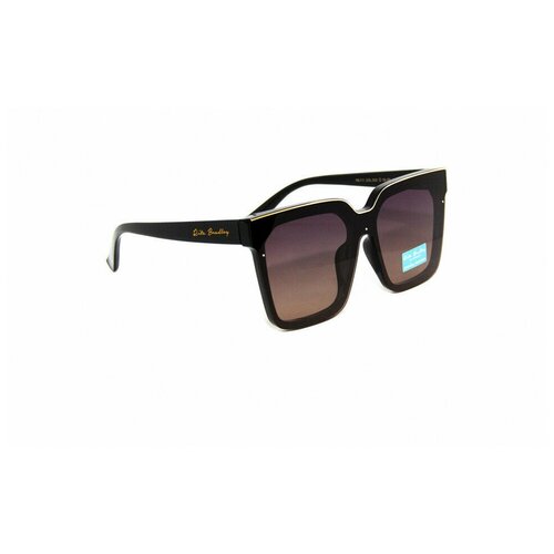 Солнцезащитные очки Rita Bradley, коричневый, черный
