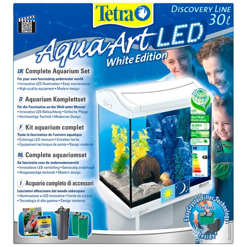 Аквариум Tetra AA Discovery LED Crayfish белый 30 л