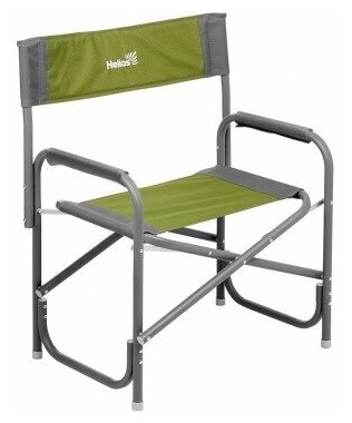 Кресла, стулья, шезлонги Helios Кресло директорское MAXI серый/зеленый (Т-HS-DC-95200-M-GG) Helios