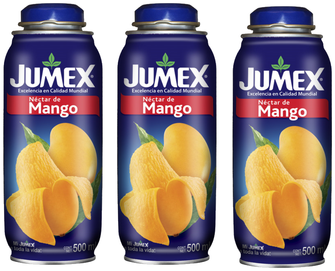 Премиальный нектар JUMEX со вкусом Манго, 3 бутылки по 473 мл