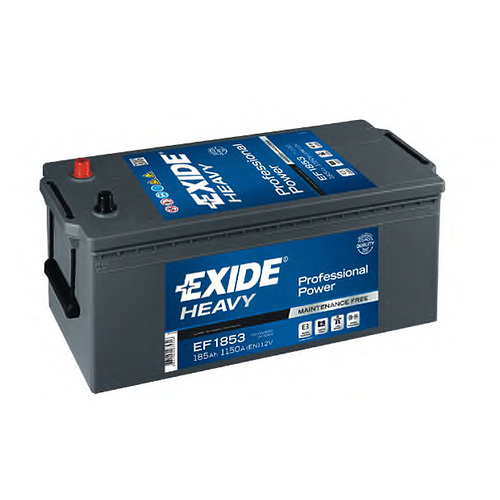 Exide Ef1853_аккумулятор! 185ah 1150a +Слева Powerpro 513/223/223 B0 EXIDE арт. EF1853