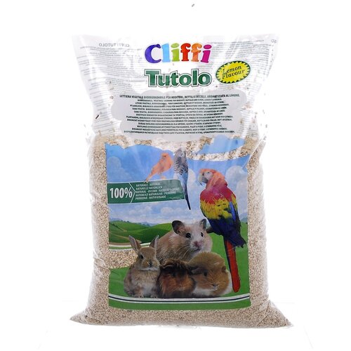 Cliffi - Кукурузный наполнитель Цитрус для грызунов: 100% органик (Tutolo) 4.5kg