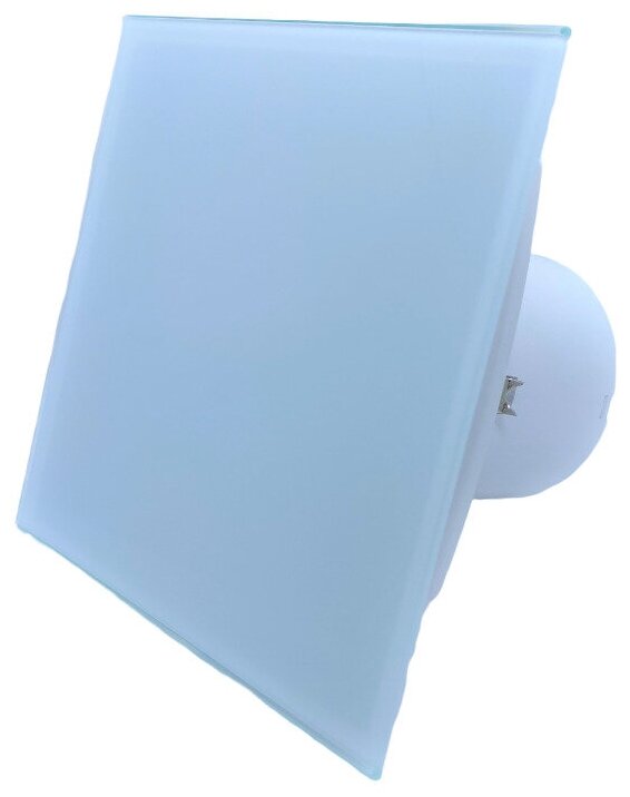 Вентилятор с таймером и датчиком влажности, D100мм, со стеклянной белой панелью и с обратным клапаном EXTRA A100М-H, Сербия - фотография № 7