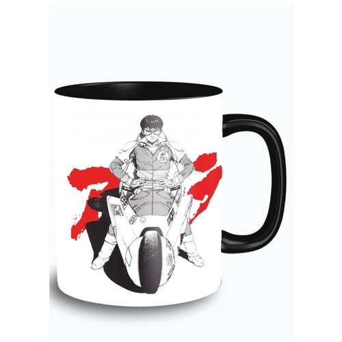 Кружка черная аниме акира akira - 6952