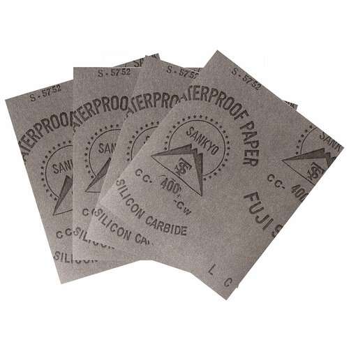 Наждачная бумага 140х115мм, P400, 4 шт T00530-FJ-HS-P400