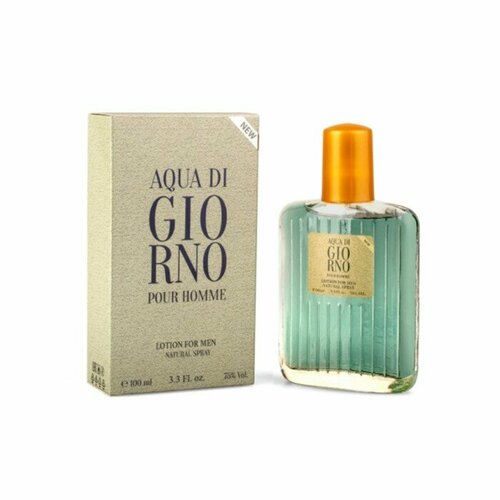 Лосьон одеколон после бритья Aqua di Giorno, по мотивам Aqua di Gio, Georgio Armani, 100 мл лосьон одеколон после бритья charle style l eopard по мотивам kenzo 100 мл