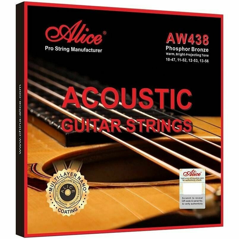 Струны для акустической гитары Alice AW438-XL — фото 1