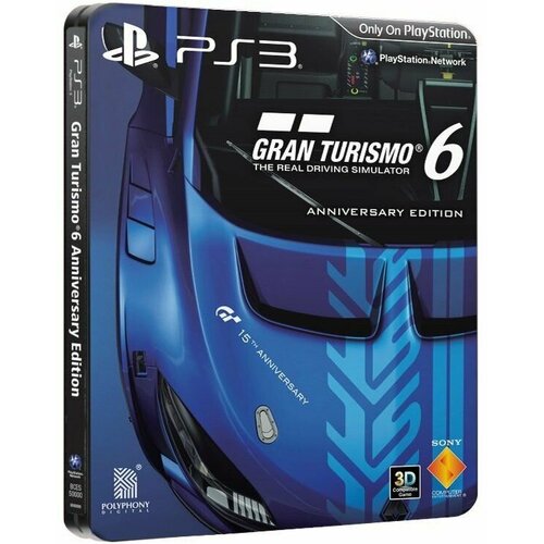 Gran Turismo 6 Steelbook Edition Русская Версия (PS3)