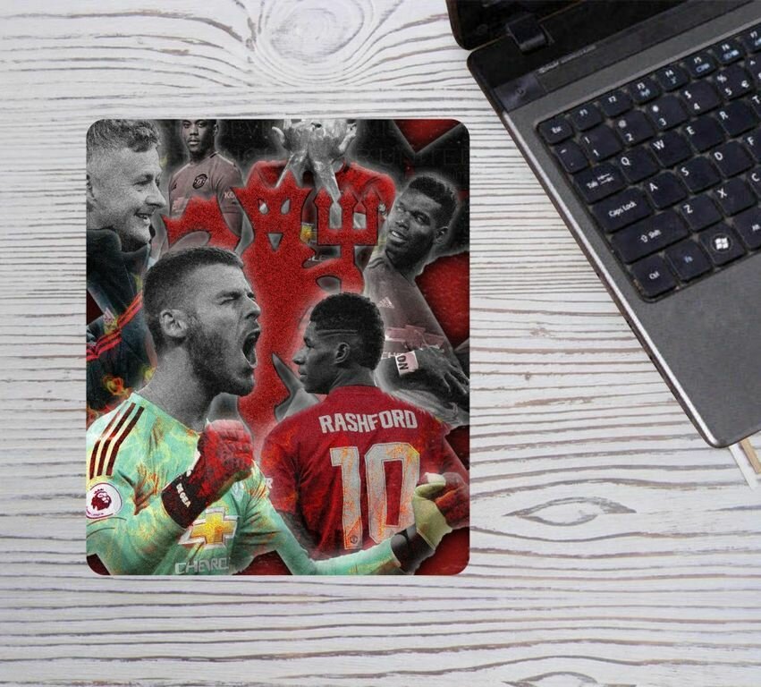 Коврик для мышки игровой 36 на 29 см Mewni-Shop Manchester United, Манчестер Юнайтед №16