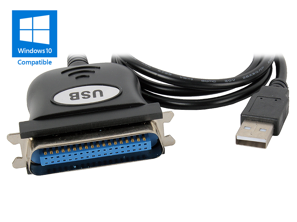 Кабель-переходник для принтера USB Am to LPT C36M, 0.8м | ORIENT ULB-201N
