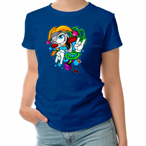 фото Футболка roly, размер l, синий