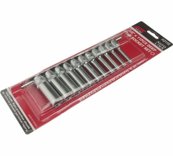 Набор головок торцевых глубоких TORX 3/8" E4-E18, 11 предметов, JTC-H311E — фото 1