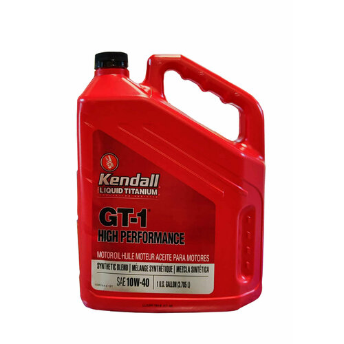 Моторное масло KENDALL GT-1® High Performance Motor Oil with LiquidTek SAE 10W40 (3,780л)