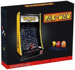 Конструктор Аркадный автомат Pac-Man Arcade 2561 деталь