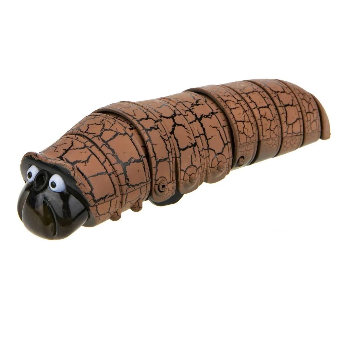 1TOY Игрушка Робо-Гусеница (коричневая) (3хAG13 входят в компл)13,5*12*9 — фото 1