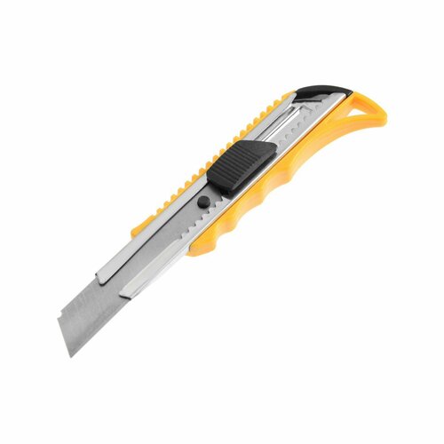 Нож универсальный, металлическая направляющая, квадратный фиксатор, усиленный, 18 мм нож универсальный tundra металлическая направляющая квадратный фиксатор усиленный 18 мм