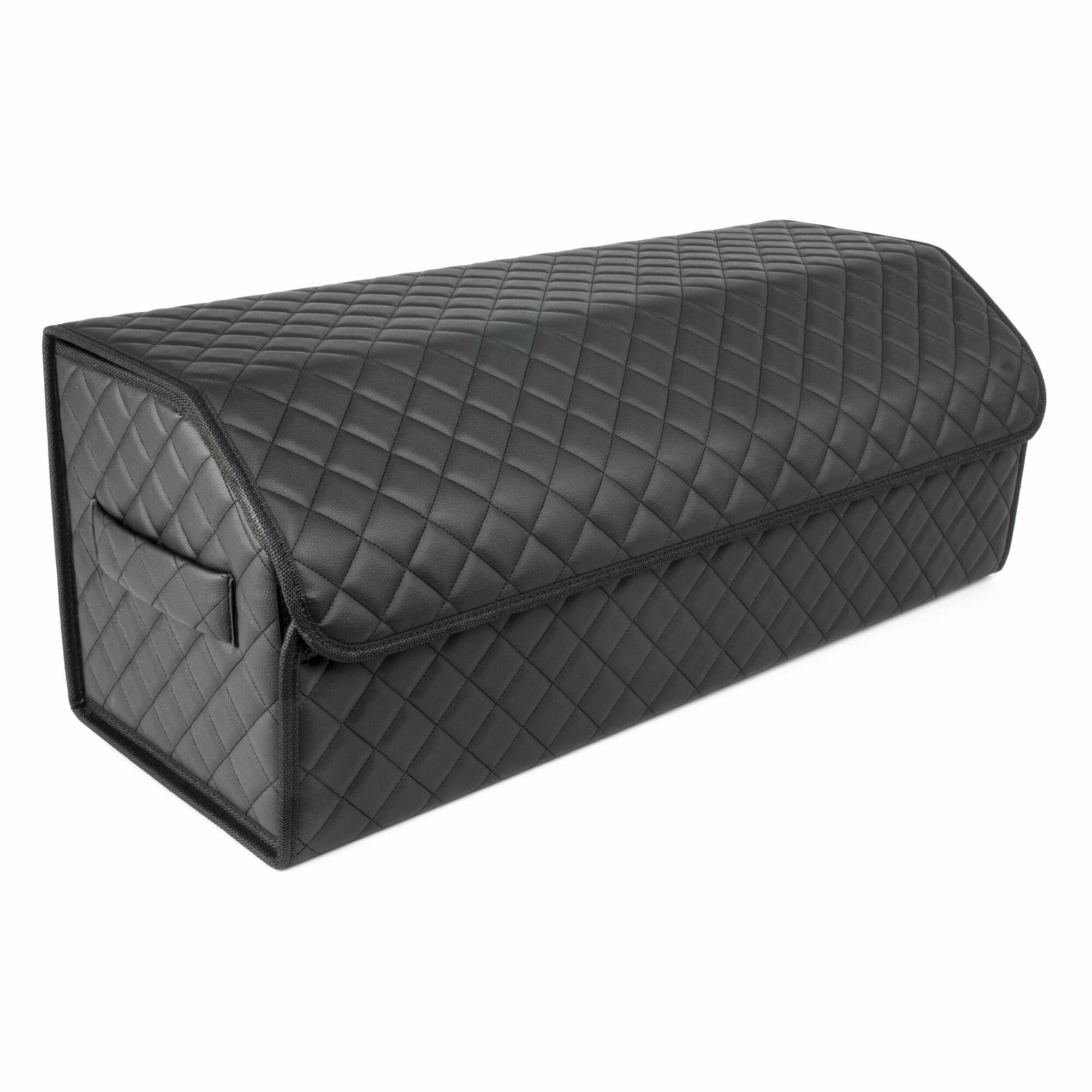 Сумка-органайзер в багажник автомобиля, квадрат, цвет черный, с застежкой "липучка", размер 800 мм