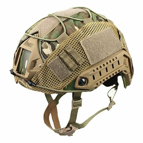 Тактический чехол для шлема Fast MH PJ мультикам outdoor sports jumping head protective gear tactical helmet fast mh pj casco airsoft paintball combat helmets