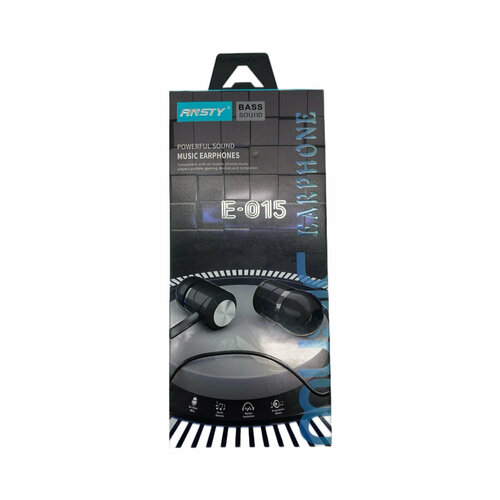 Наушники проводные высокой четкости Супер Басс Ansty Super BASS E-015 черные 49900₽