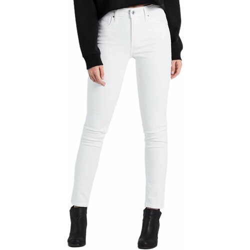 фото Джинсы скинни levi's women 721 high rise skinny jeans, размер w31/l30, western white