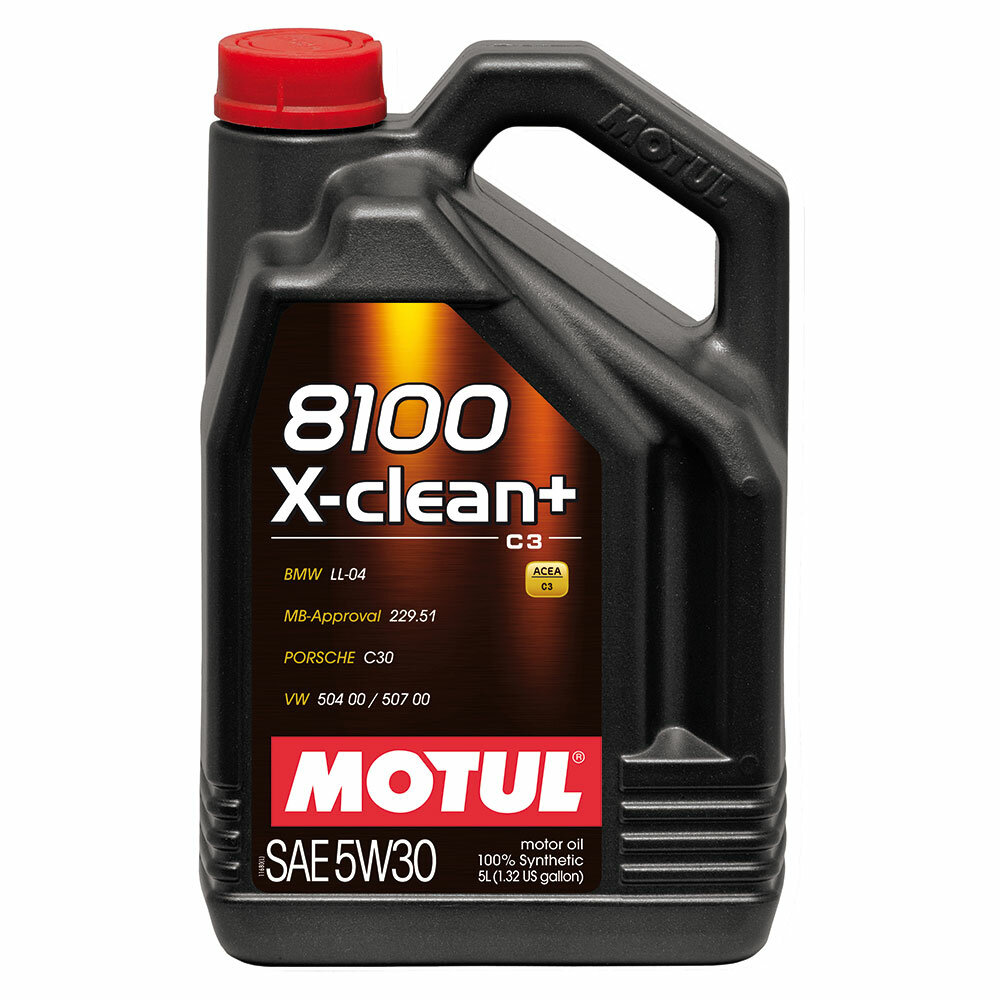 фото Промо Масло моторное синтетическое Motul 8100 X-clean+ 5W-30 (4+1) MOTUL-8100X+-5W30-PR