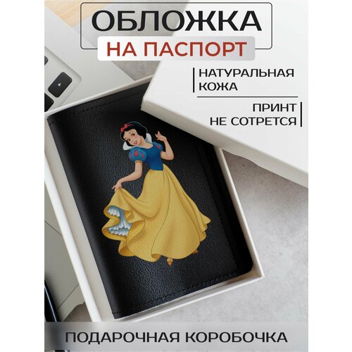 Обложка для паспорта RUSSIAN HandMade, черный фигурка funko snow white and the seven dwarfs pop evil queen