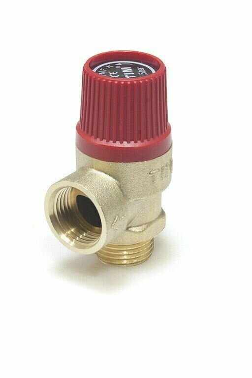 Клапан предохранительный TIM, 1/2"х3 бар BL22MF-K-3 — фото 3