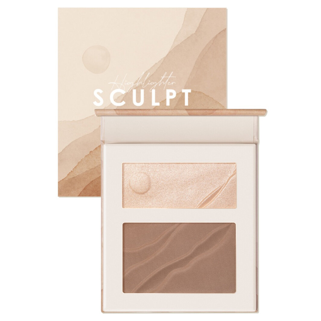 Focallure Контуринг для лица Палетка Moulding Highlight, тон 02 champagne pop