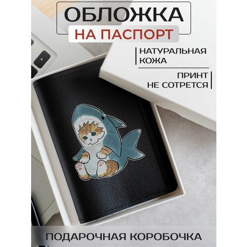 фото Обложка для паспорта russian handmade, черный