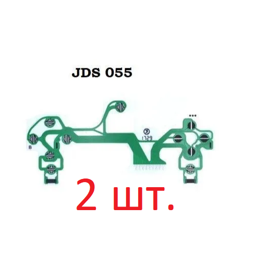 Контактная подложка JDM-050 JDS-055 для джойстика Sony PlayStation 4 PS4 2 шт 440₽