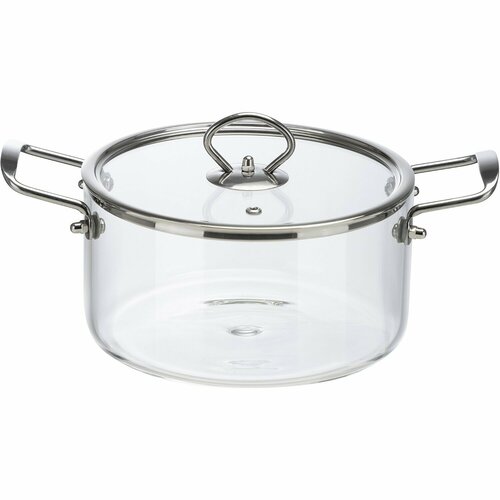 Кастрюля с крышкой Italiano, 2.5 л, стекло