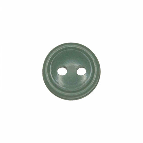 Пуговица 11мм 2-х прокольная оливковая 590₽