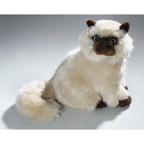 фото Мягкая игрушка leosco кот сидящий сиамский 26 см