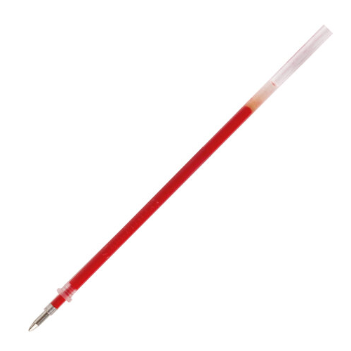 Стержень гелевый STAFF Basic, 135 мм, красный, узел 0,5 мм, линия письма 0,35 мм, 170233