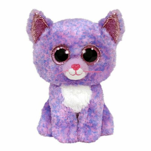 TY: Мягкая игрушка Beanie Boo's кошка Кэссиди, 25см мягкая игрушка ty пикси единорог 25 см